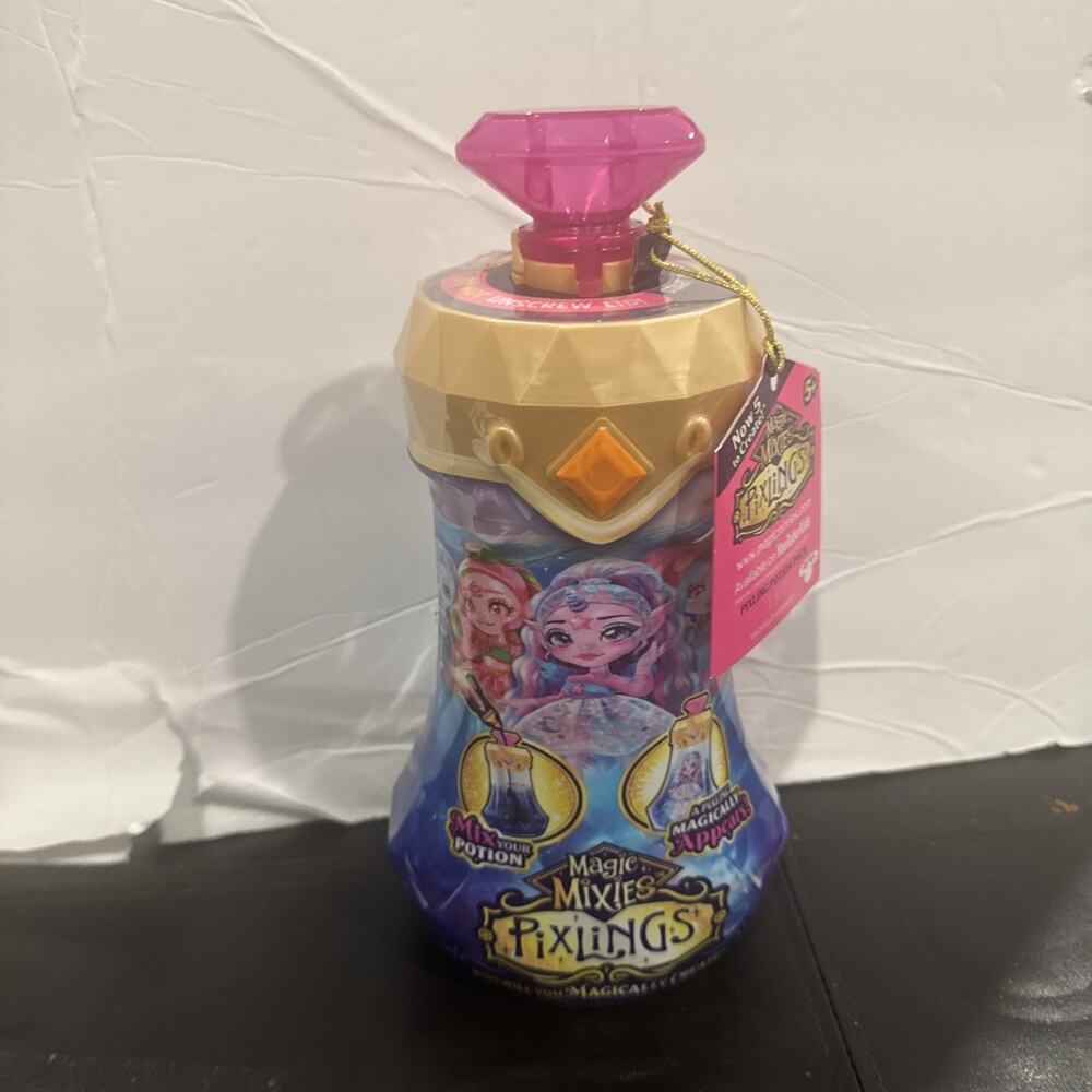 Magic Mixies Pixlings Magic Potion Bottle Pink Diamond Top New Sealed Toy NIB